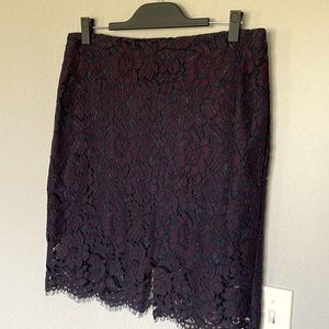 Banana Republic lace skirt